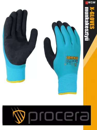 Procera X-GLACIER kombinált bélelt latex munkakesztyű - egyéni védőeszköz