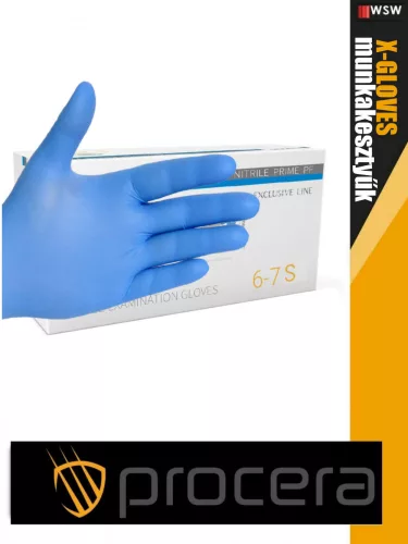 Procera X-DIAGNOSTIC nitril egyszerhasználatos púdermentes munkakesztyű doboz 100 db - egyéni védőeszköz