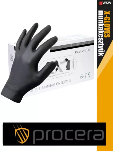 Procera X-DIAGNOSTIC nitril egyszerhasználatos púdermentes munkakesztyű doboz 100 db - egyéni védőeszköz