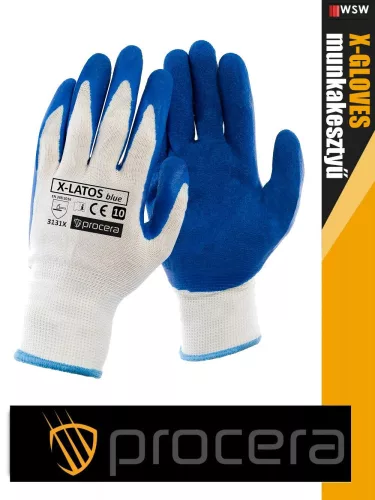 Procera X-LATOS kombinált mártott latex munkakesztyű - egyéni védőeszköz