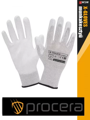 Procera X-TOUCH ESD kombinált mártott pu munkakesztyű - egyéni védőeszköz