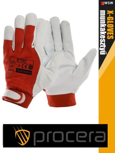 Procera X-TEC erősített kombinált bőr munkakesztyű - egyéni védőeszköz