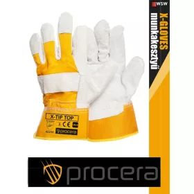   Procera X-TIPTOP erősített kombinált bőr munkakesztyű - egyéni védőeszköz
