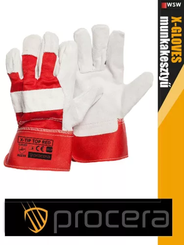 Procera X-TIPTOP erősített kombinált bőr munkakesztyű - egyéni védőeszköz