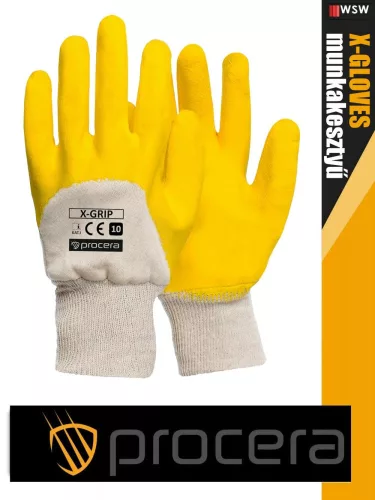 Procera X-GRIP kombinált mártott latex munkakesztyű - egyéni védőeszköz