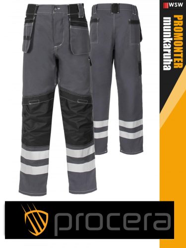 Procera PROMONTER GREY szakadás és kopásálló technikai deréknadrág - munkaruha