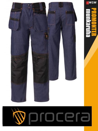 Procera PROMONTER JEANS szakadás és kopásálló technikai deréknadrág - munkaruha