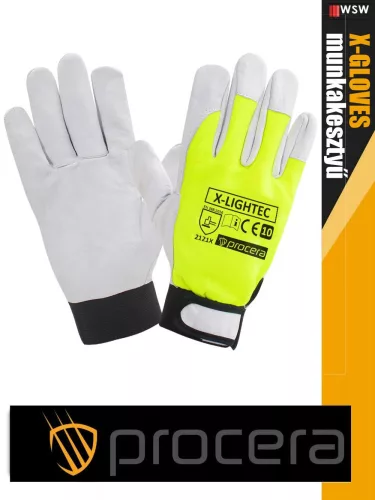 Procera X-LIGHTEC erősített kombinált bőr munkakesztyű - egyéni védőeszköz