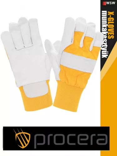 Procera X-SUPERIOR erősített kombinált bőr bélelt munkakesztyű - egyéni védőeszköz