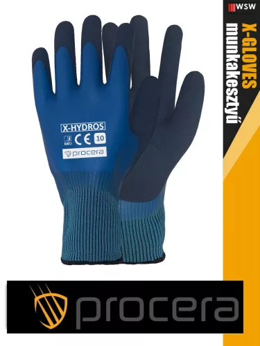 Procera X-HYDROS kombinált mártott latex vízálló munkakesztyű - egyéni védőeszköz