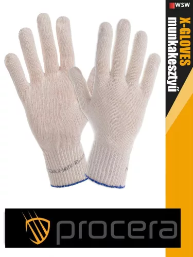Procera X-NATU szövet 100% pamut munkakesztyű - egyéni védőeszköz