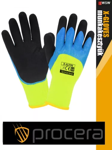 Procera X-ALPIN kombinált bélelt latex munkakesztyű - egyéni védőeszköz