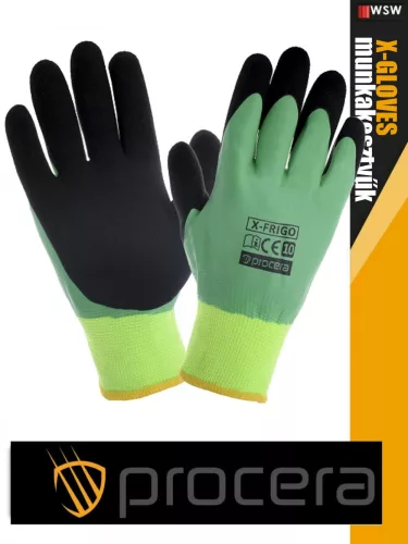 Procera X-FRIGO kombinált bélelt dupla latex vízálló munkakesztyű - egyéni védőeszköz