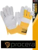 Procera X-TIP erősített kombinált bőr bélelt munkakesztyű - egyéni védőeszköz