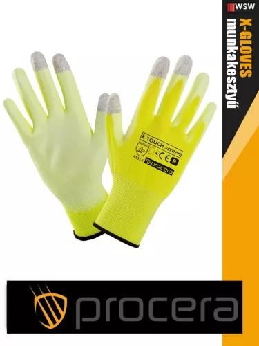 Procera X-TOUCH kombinált mártott pu munkakesztyű - egyéni védőeszköz
