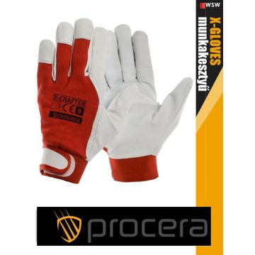   Procera X-CRAFTER kombinált bőr munkakesztyű - egyéni védőeszköz