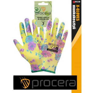   Procera X-COLOR kombinált mártott pu munkakesztyű - egyéni védőeszköz