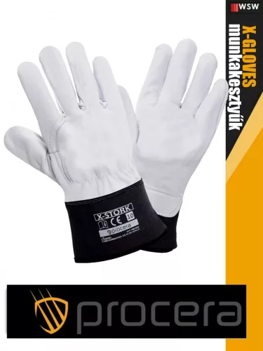 Procera X-STORK erősített kombinált bőr munkakesztyű - egyéni védőeszköz