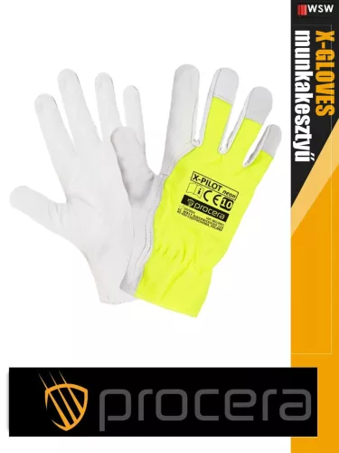 Procera X-PILOT kombinált bőr munkakesztyű - egyéni védőeszköz