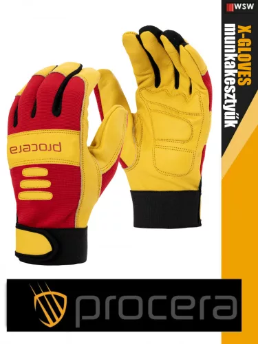 Procera X-OPERATOR erősített kombinált bőr munkakesztyű - egyéni védőeszköz