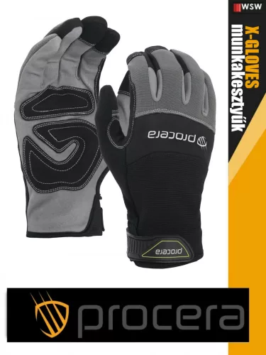 Procera X-FOUNDER erősített kombinált bőr munkakesztyű - egyéni védőeszköz