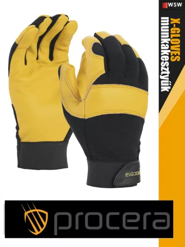 Procera X-EXPERT erősített kombinált bőr munkakesztyű - egyéni védőeszköz