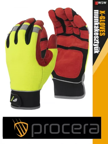 Procera X-SYSTEM erősített kombinált bőr munkakesztyű - egyéni védőeszköz
