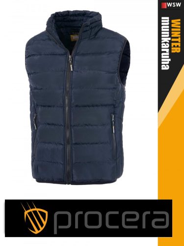 Procera PROMAN STRETCH NAVY bélelt vízálló mellény - munkaruha