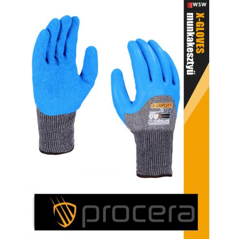 Procera X-GRIPCUT F vágásbiztos kombinált mártott latex munkakesztyű - egyéni védőeszköz