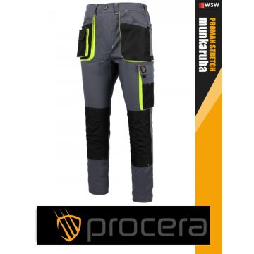   Procera PROMAN STRETCH GREY technikai slimfit rugalmas deréknadrág - munkaruha