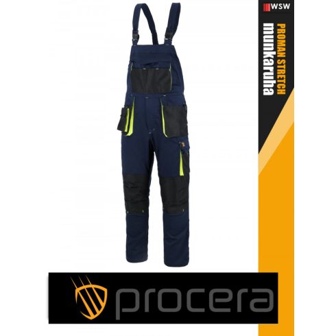 Procera PROMAN STRETCH NAVY technikai rugalmas kantárosnadrág - munkaruha