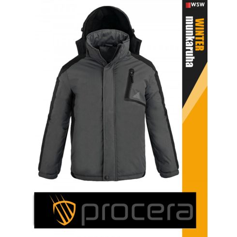 Procera PROMAN STRETCH GREY bélelt vízálló kabát - munkaruha