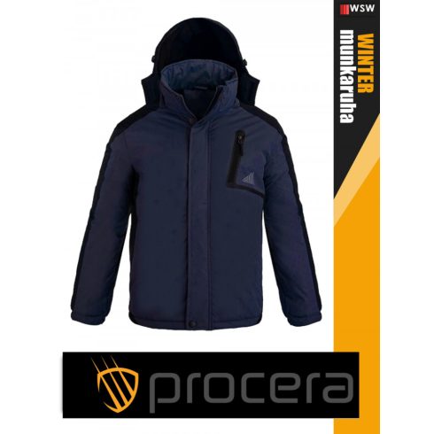 Procera PROMAN STRETCH NAVY bélelt vízálló kabát - munkaruha