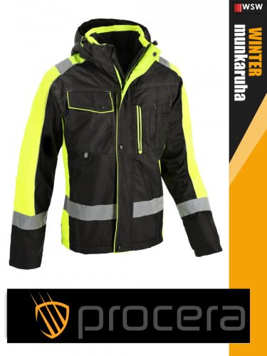 Procera PROPLUS BLACKHVY bélelt vízálló kabát - munkaruha