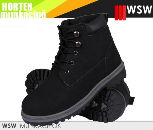 WSW HORTEN BLACK technikai női munkacipő - utcai cipő