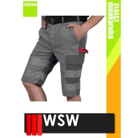   WSW VACILA GREY technikai pamut rövid munkanadrág - munkaruha