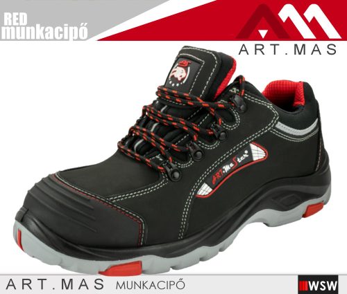 Artmas RED S3 technikai fémbetétes munkacipő - munkabakancs