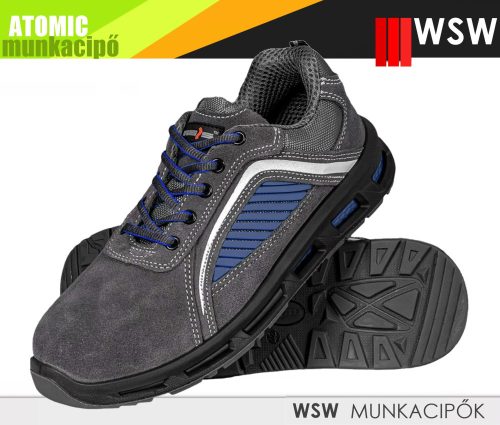 WSW ATOMIC S1 technikai fémbetétes munkacipő - munkabakancs