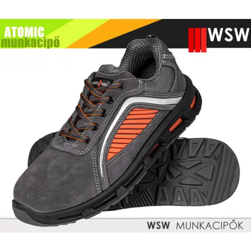 WSW ATOMIC S1 technikai fémbetétes munkacipő - munkabakancs