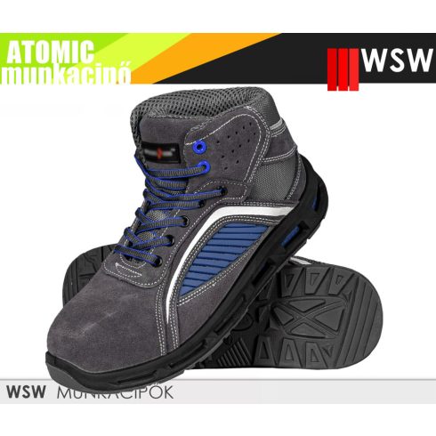 WSW ATOMIC S1 BLUE technikai fémmentes munkacipő - munkabakancs