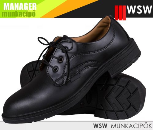 WSW MANAGER S1P technikai fémbetétes munkacipő - munkabakancs