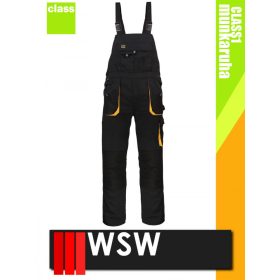   WSW UNO BLACKYELLOW technikai kevertszálas kantáros munkanadrág - munkaruha