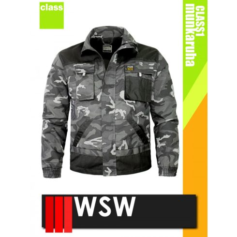 WSW UNO CAMO technikai kevertszálas munkakabát - munkaruha