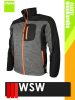 WSW UNO GREYORANGE technikai kevertszálas softshell pulóver - munkaruha