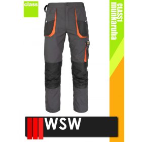   WSW UNO GREYORANGE technikai kevertszálas derekas munkanadrág - munkaruha