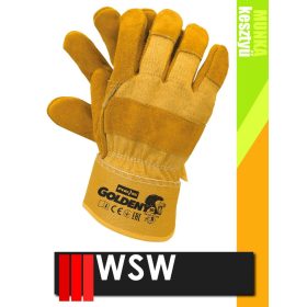 WSW GOLDENY bőr munkakesztyű - 12 pár/csomag
