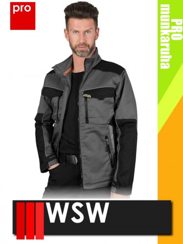 WSW PRO RUBENADA GREY technikai prémium kevertszálas munkakabát - munkaruha