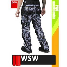   WSW PRO RUBENADA CAMO technikai kevertszálas derekas lengőzsebes munkanadrág - munkaruha
