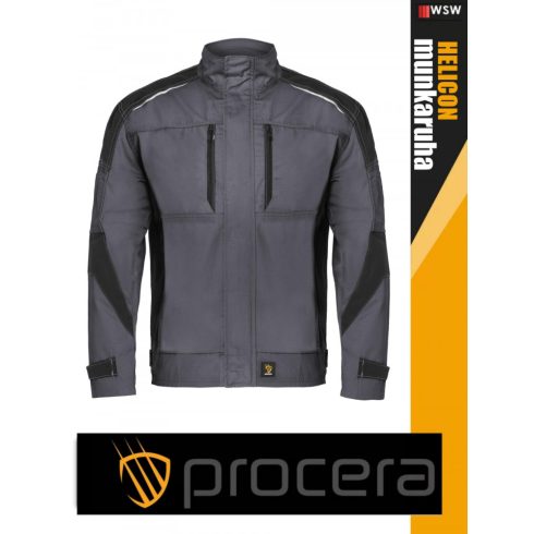 Procera HELICON GREY rip-stop hasadásmentes technikai munkakabát - munkaruha