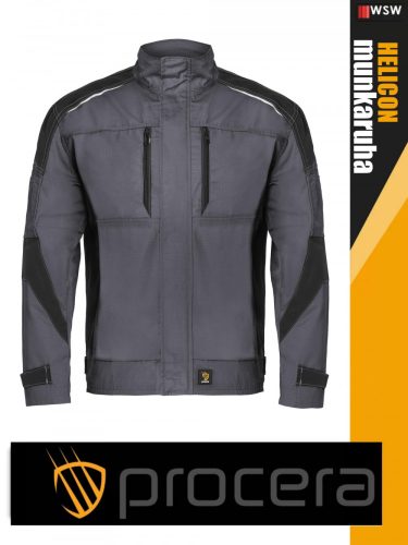 Procera HELICON GREY rip-stop hasadásmentes technikai munkakabát - munkaruha
